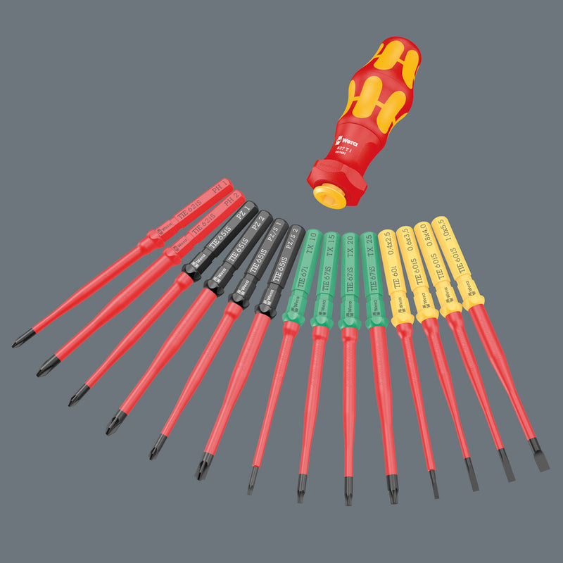 Wera 05006640001 Kraftform Kompakt Turbo i 1 Tool finder, 16 pieces