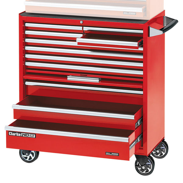 Clarke 7639016 CBB311DFC Large 11 Drawer Mobile Cabinet
