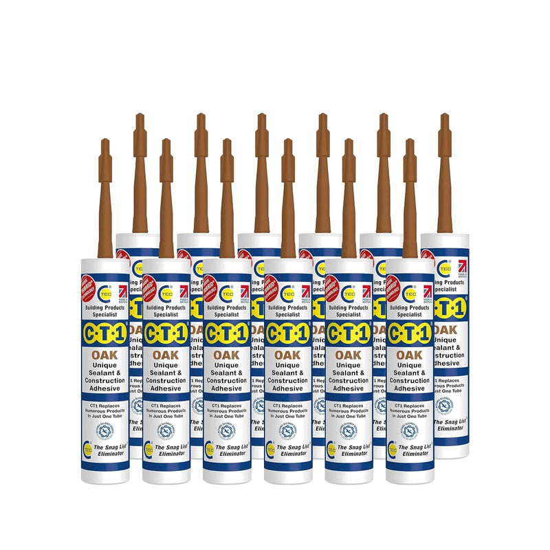 CT1 Oak Sealant & Adhesive Tribrid Multi-purpose Sealant, 290ml 1/2/3/6/12 Pack