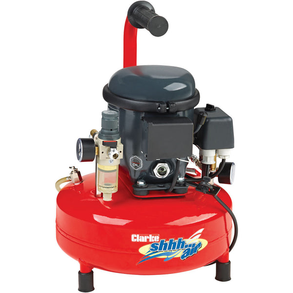 Clarke 2320865 Shhh Air 30/9 0.88cfm 9 Litre 0.3HP Quiet Run Compressor (230V)