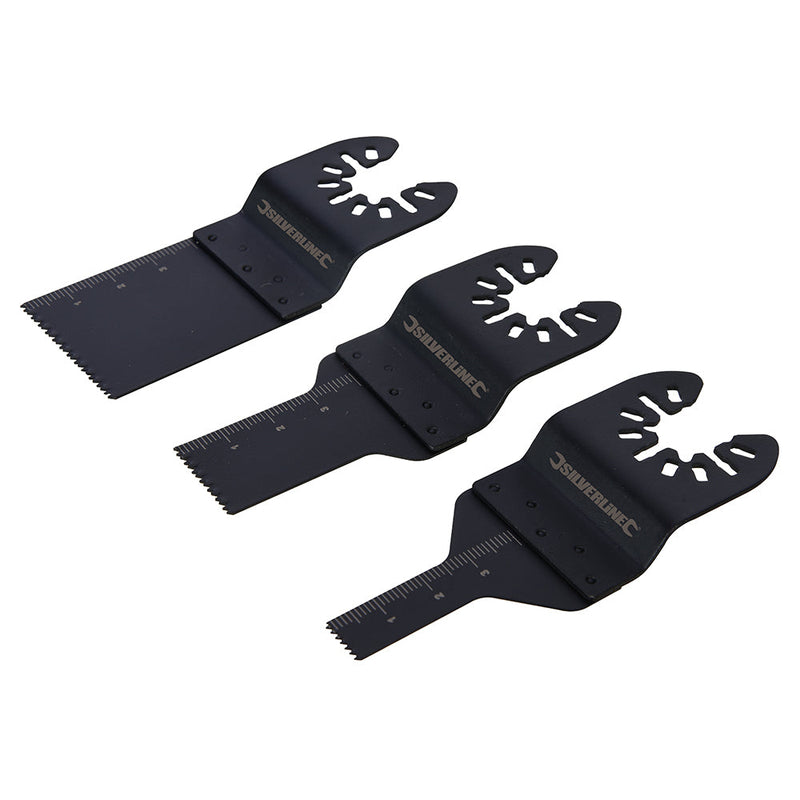 Silverline 856092 HCS Multi-Tool Saw Blade Set 3pce
