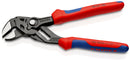 KNIPEX 86 02 180 Pliers Wrench pliers and a wrench in a single tool with multi-component grips grey atramentized 180 mm