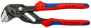 KNIPEX 86 02 180 Pliers Wrench pliers and a wrench in a single tool with multi-component grips grey atramentized 180 mm