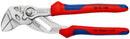 KNIPEX 86 05 180 Pliers Wrench pliers and a wrench in a single tool with multi-component grips chrome-plated 180 mm