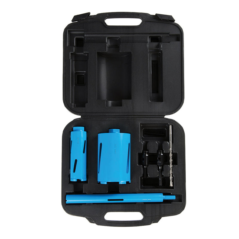 Silverline 868543 Diamond Core Drill Kit 3-Core 7pce