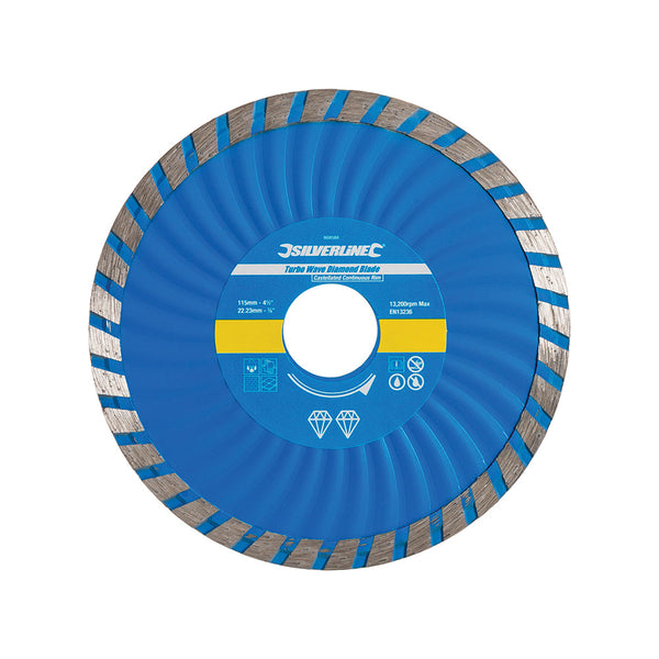 Silverline 868588 Turbo Wave Diamond Blade