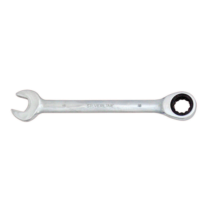 Silverline 868746 Fixed Head Ratchet Spanner Set 12pce