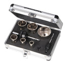 Silverline 868779 Diamond Grit Holesaw Kit 11pce