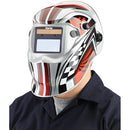 Clarke 6000708 GWH6 Chequer Design Arc Activated Solar Powered Grinding/Welding Headshield