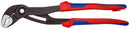KNIPEX 87 02 300 T CobraÂ¨ High-Tech Water Pump Pliers with multi-component grips, with integrated tether attachment point for a tool tether grey atramentized 300 mm
