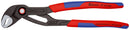 KNIPEX 87 22 250 CobraÂ¨ QuickSet High-Tech Water Pump Pliers with slim multi-component grips grey atramentized 250 mm