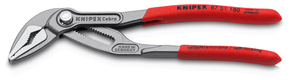 KNIPEX 87 51 180 Cobra¨ ES, Water Pump Pliers extra-slim