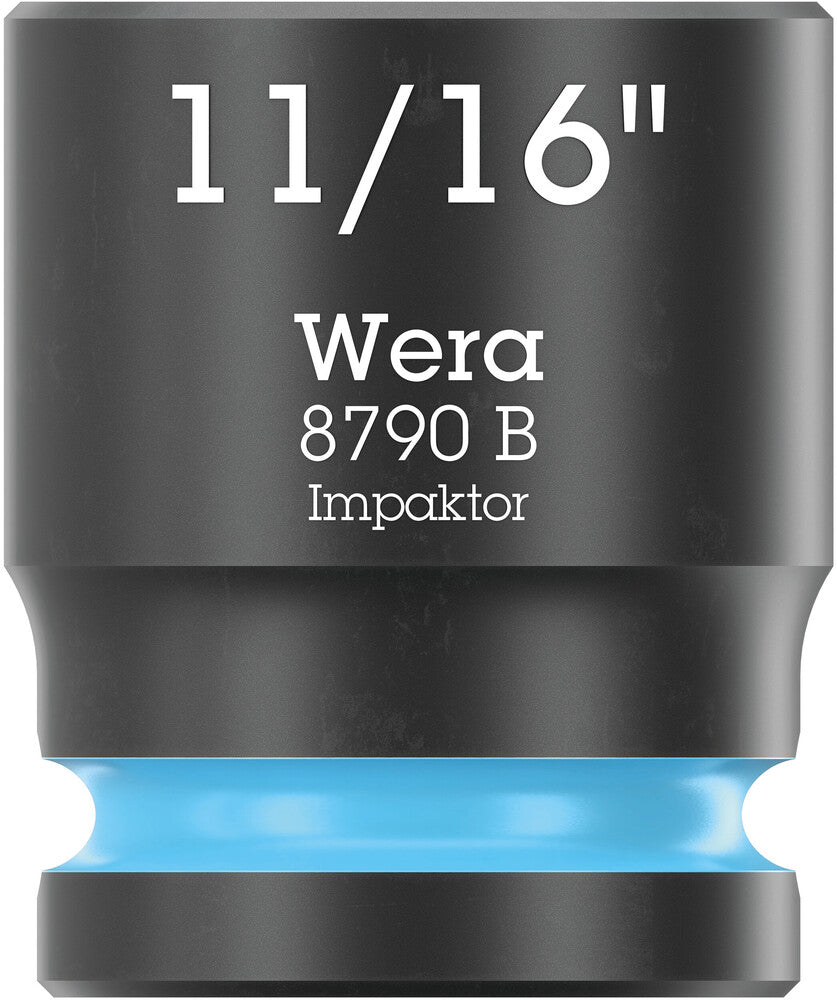 Wera 05005521001 8790 B Impaktor socket with 3/8" drive, 11/16" x 30 mm