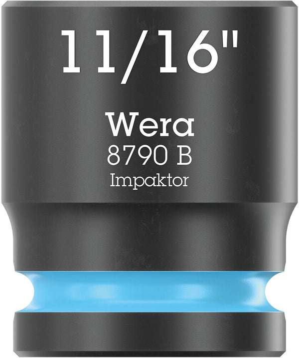 Wera 05005521001 8790 B Impaktor socket with 3/8" drive, 11/16" x 30 mm