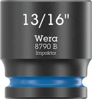 Wera 05005523001 8790 B Impaktor socket with 3/8" drive, 13/16" x 32 mm