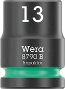 Wera 05005504001 8790 B Impaktor socket with 3/8" drive, 13 x 30 mm