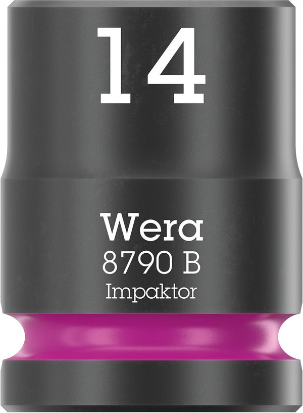 Wera 05005505001 8790 B Impaktor socket with 3/8" drive, 14 x 30 mm