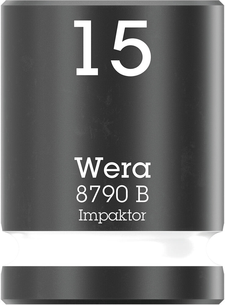 Wera 05005506001 8790 B Impaktor socket with 3/8" drive, 15 x 30 mm