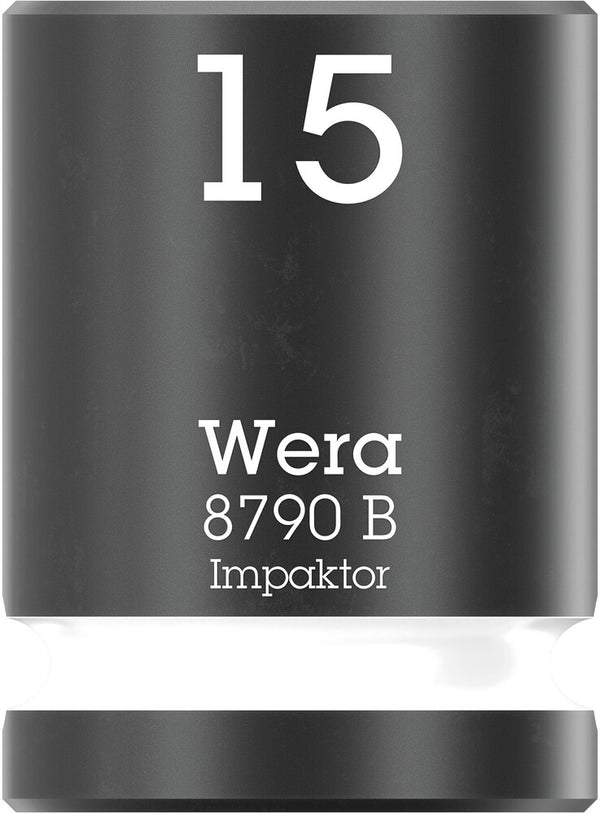 Wera 05005506001 8790 B Impaktor socket with 3/8" drive, 15 x 30 mm