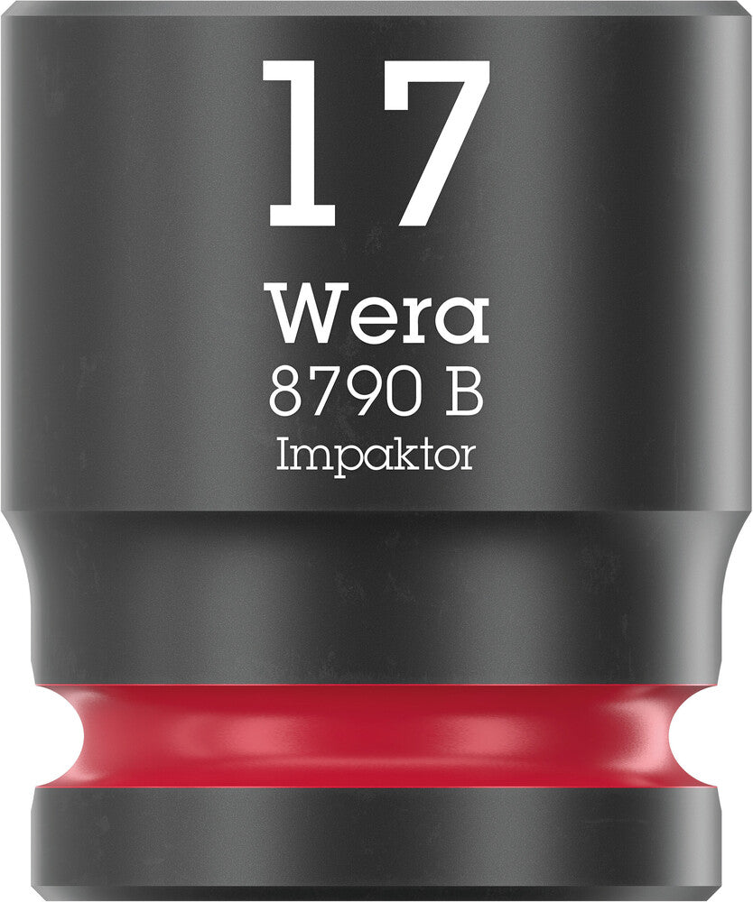 Wera 05005508001 8790 B Impaktor socket with 3/8" drive, 17 x 30 mm