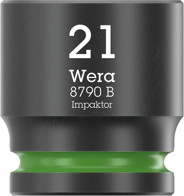 Wera 05005511001 8790 B Impaktor socket with 3/8" drive, 21 x 32 mm