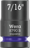 Wera 05005517001 8790 B Impaktor socket with 3/8" drive, 7/16" x 30 mm