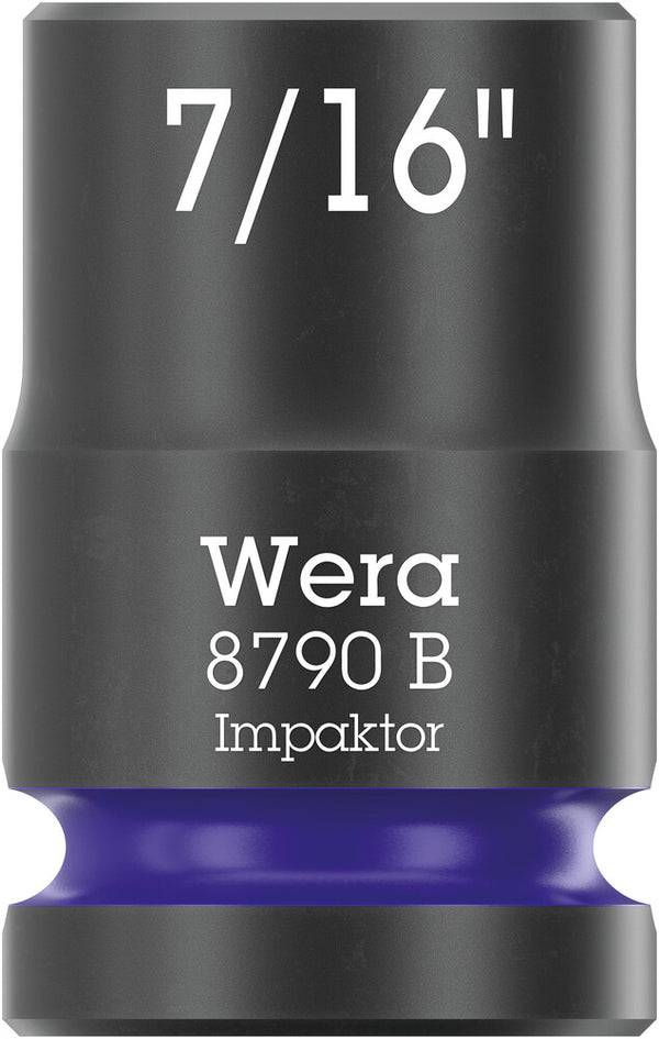 Wera 05005517001 8790 B Impaktor socket with 3/8" drive, 7/16" x 30 mm