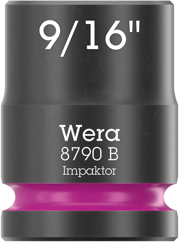 Wera 05005519001 8790 B Impaktor socket with 3/8" drive, 9/16" x 30 mm