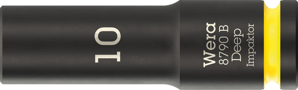 Wera 05005551001 8790 B Impaktor Deep Socket with 3/8" drive, 10 x 63 mm