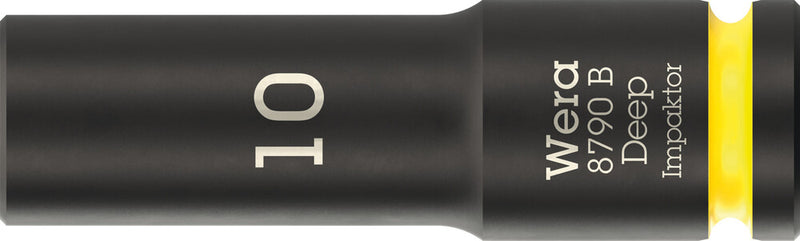 Wera 05005551001 8790 B Impaktor Deep Socket with 3/8" drive, 10 x 63 mm