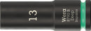 Wera 05005554001 8790 B Impaktor Deep Socket with 3/8" drive, 13 x 63 mm