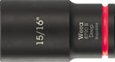 Wera 05005575001 8790 B Impaktor Deep Socket with 3/8" drive, 15/16" x 63 mm