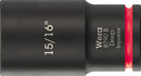 Wera 05005575001 8790 B Impaktor Deep Socket with 3/8" drive, 15/16" x 63 mm