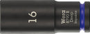 Wera 05005557001 8790 B Impaktor Deep Socket with 3/8" drive, 16 x 63 mm