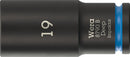 Wera 05005560001 8790 B Impaktor Deep Socket with 3/8" drive, 19 x 63 mm