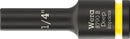 Wera 05005564001 8790 B Impaktor Deep Socket with 3/8" drive, 1/4" x 63 mm