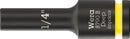 Wera 05005564001 8790 B Impaktor Deep Socket with 3/8" drive, 1/4" x 63 mm