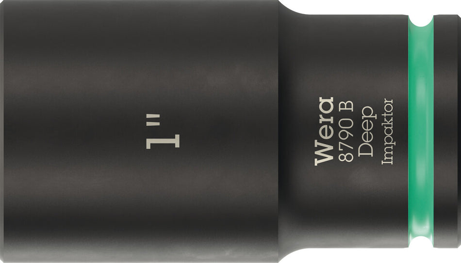 Wera 05005576001 8790 B Impaktor Deep Socket with 3/8" drive, 1" x 63 mm
