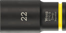 Wera 05005562001 8790 B Impaktor Deep Socket with 3/8" drive, 22 x 63 mm