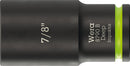 Wera 05005574001 8790 B Impaktor Deep Socket with 3/8" drive, 7/8" x 63 mm