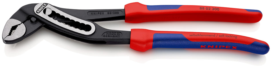 KNIPEX 88 02 300 AlligatorÂ¨ Water Pump Pliers with multi-component grips black atramentized 300 mm
