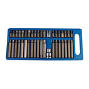 Silverline 881641 Hex, T20 - T55 & Spline Bit Set 40pce