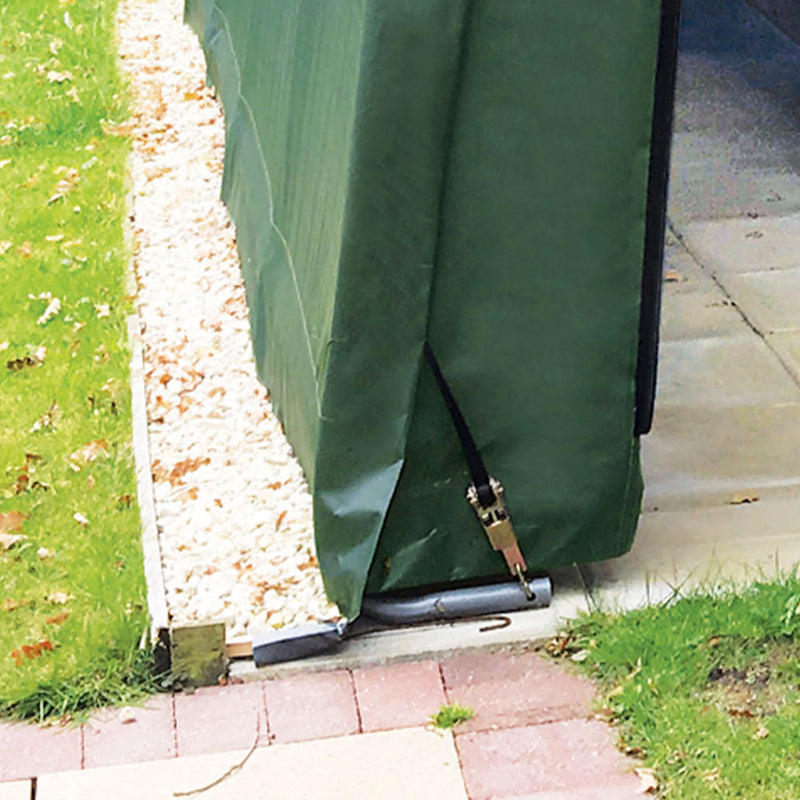 Clarke 3503574 CIG81216 Garage / Workshop Ð Green (4.9 x 3.7 x 2.5m)