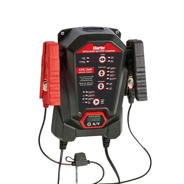 Clarke 6267016 IBC12/24 Intelligent Battery Charger