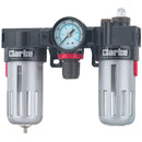 Clarke 3090200 1/4" Filter, Regulator & Lubricator - CMF2