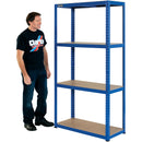 Clarke 6600758 CSM4200/40BL 200kg Boltless Shelving (Blue)
