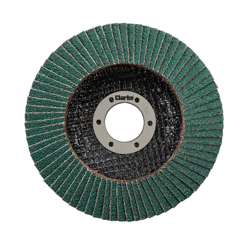 Clarke 6502394 115mm Zirconium Flap Disc 22mm Bore