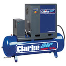 Clarke 2456600 CXR20RD 65.3cfm 500 Litre 20HP Industrial Screw Compressor with Air Receiver & Dryer  (400V)