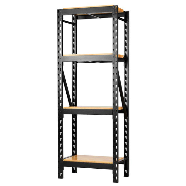 BUNKER&#174 27978 21 Piece Modular 4 Tier Racking with Hardwood Shelving, 750mm