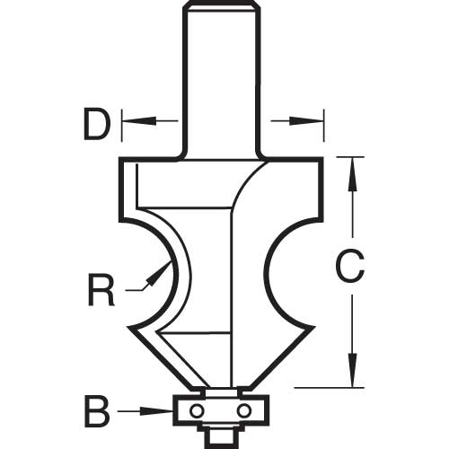 Trend Tools 90/13X1/2TC Modern Torus Cutter